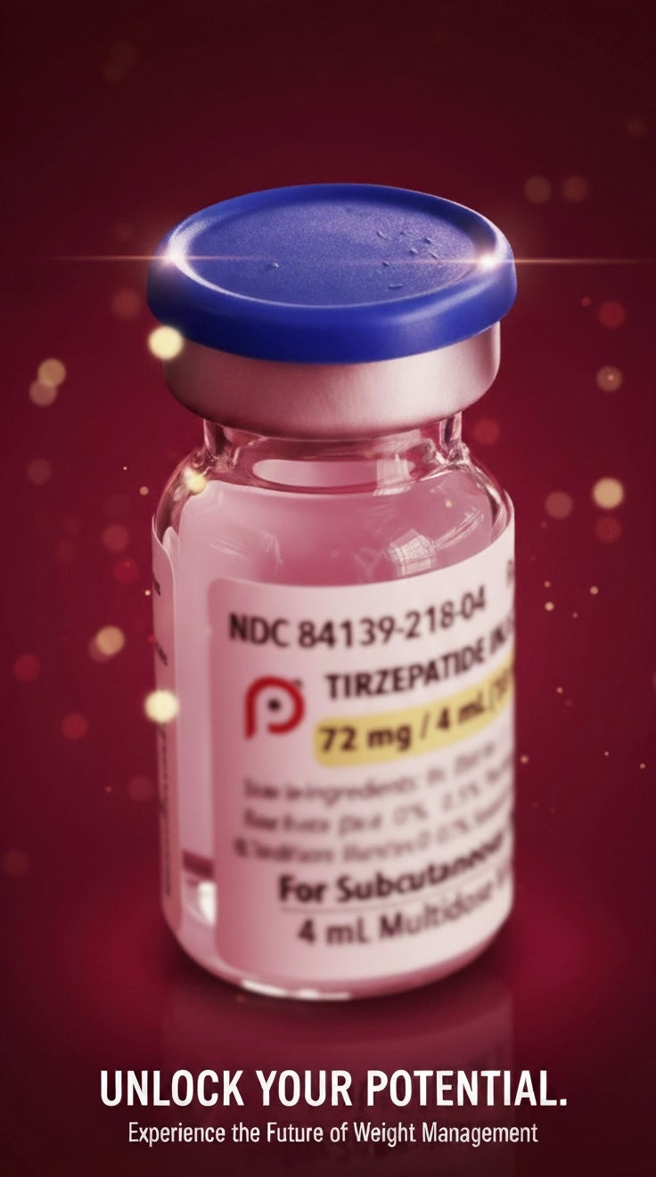 Compounded Tirzepatide (72mg) 1-Month Plan (ProRx)