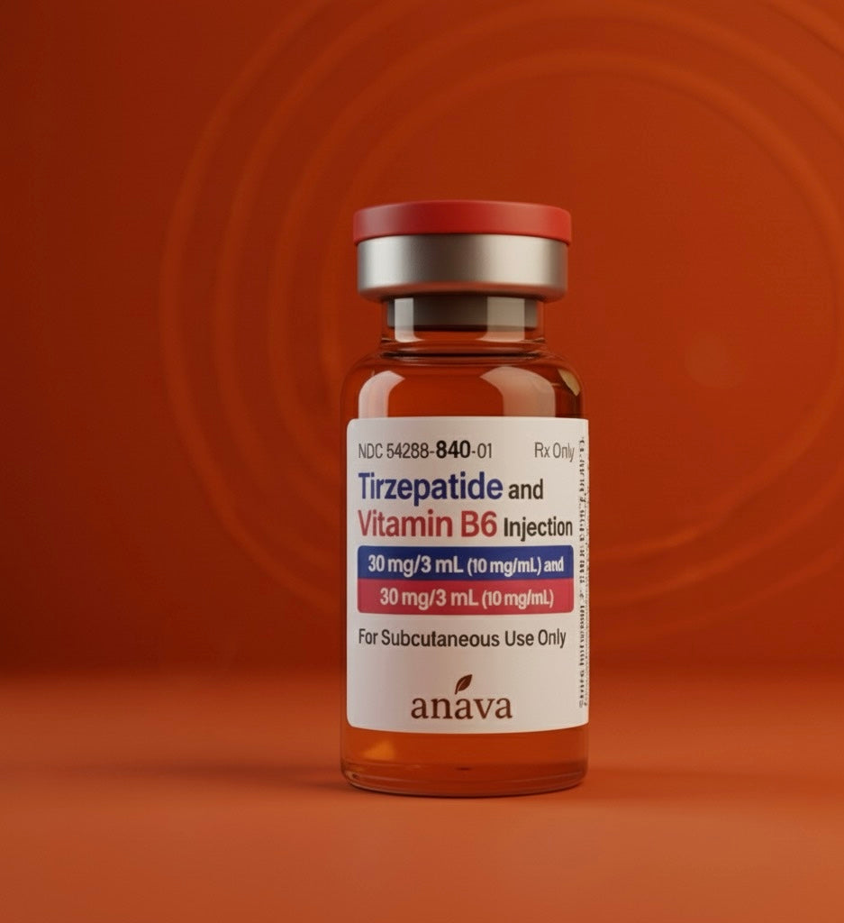 Compounded Tirzepatide + B6 (Monthly Plan)